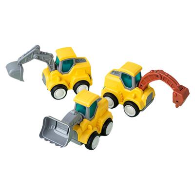 奇趣按压工程车蛋糕装饰