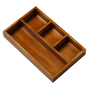 荣宝斋香樟木文盘托盘文房四宝毛笔砚台文玩收纳盒收纳盘书桌摆件收纳