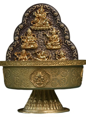 供奉摆件佛堂密宗财宝天王