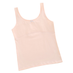 女孩内穿小背心女童内衣发育期小学生免穿文胸儿童第一阶段长背心