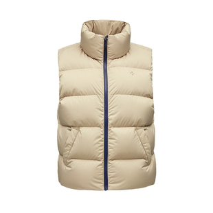 君羽辕辙羽绒服马甲女款700蓬秋冬鹅绒立领时尚百搭羽绒背心61024