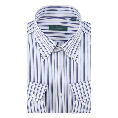 ANOS条纹衬衫商务休闲长袖