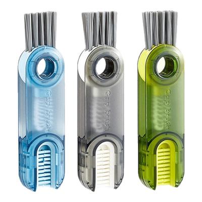 三合一折叠杯刷多功能杯盖刷