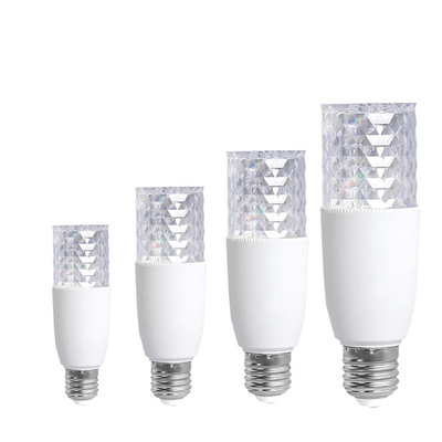 【品牌优惠】LED全光谱水晶柱形灯高端钻石纹家用e27螺口白光灯具