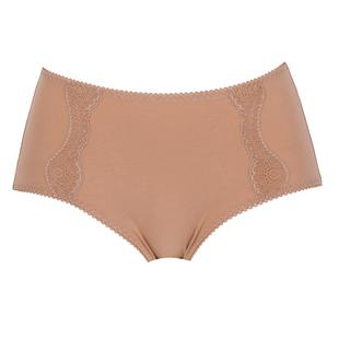 古今内衣内裤女士棉质蕾丝内裤高腰大码三角肤色舒适性感