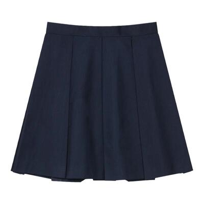 纯色制服八箱春夏素色裙