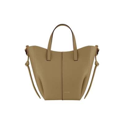 【26新品】Polene波灵恩CYME TOTE NANO荔枝牛皮通勤手提斜挎包