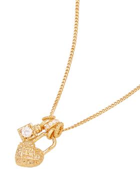 莓拉「璀璨心锁」爱心锁吊坠项链