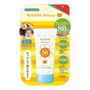 日本kissme奇士美小熊儿童防晒霜婴幼防晒乳防紫外线防水SPF50