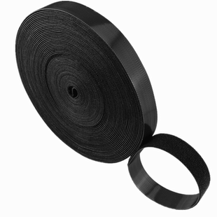 背对背魔术贴正一面勾反一面毛射出钩束线绑线理线勾毛一体粘扣带