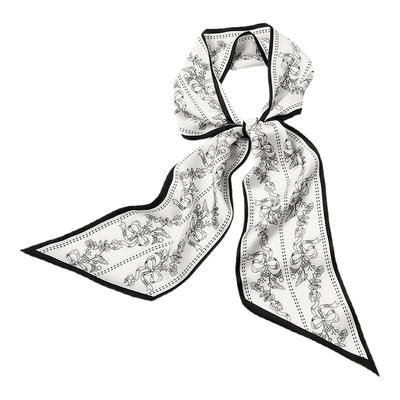 石原里美古典碎花小丝巾