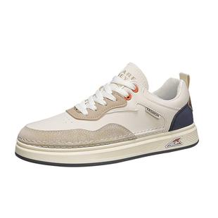 男鞋夏季2025新款潮牌高级感百搭板鞋男士休闲皮鞋运动增高小白鞋