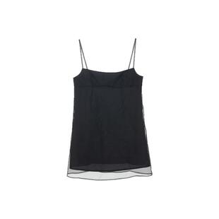 THE MEANING OF 设计师品牌  透感细吊带连身短裙 SOLSOL买手店