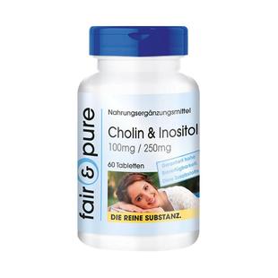 fairpure德国进口胆碱肌醇片多卵巢保养卵泡女性备孕myo肌醇降雄