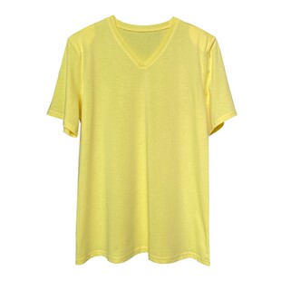 灰色正肩t恤女v领短袖大码宽松纯棉垫肩t恤女直角肩显瘦半袖上衣