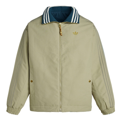 adidas阿迪达斯三叶草马年新年款双面穿棉衣2026春男棉服 KT0640