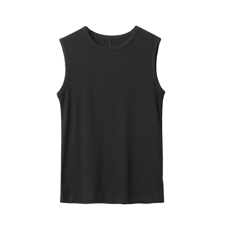 夏季薄款女螺纹宽肩遮副乳背心