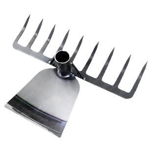 锄头除草耙子农具锄草锄根翻地松土神器六齿钉耙钢耙农用工具大全