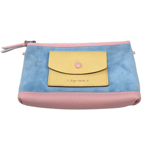 fingerstudio指作 懵懵包羊反绒可爱精致真皮牛皮内胆包收纳包