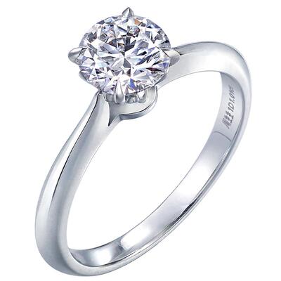周生生铂金全爱典雅系列结婚钻戒