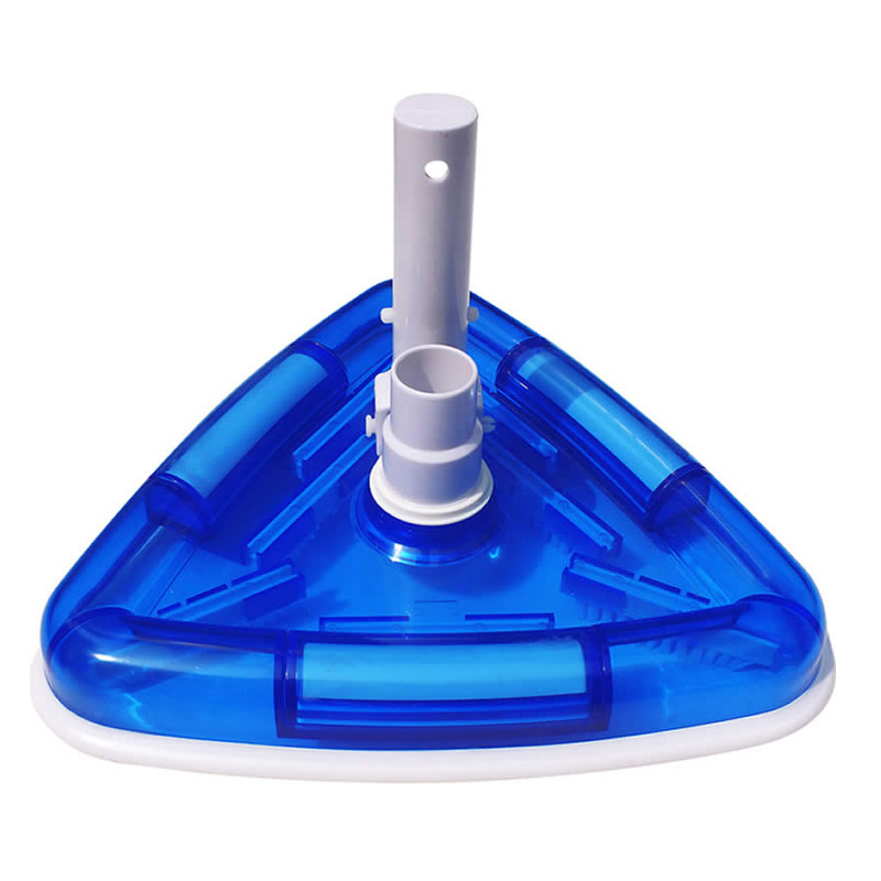 游泳池吸污头三角形带刷吸池头清洁工具 吸污机设备配件加强款