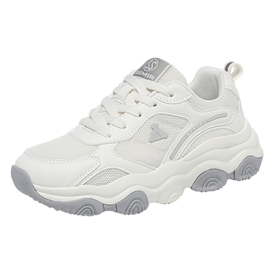 Semir老爹鞋女厚底百搭小白鞋