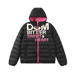 【轻薄鸭绒排骨】DONSMOKE苦命甜心排骨羽绒服DSM鸭绒印花薄外套