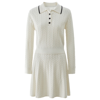 ochirly欧时力毛织半身裙两件套