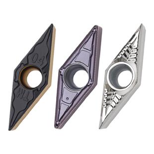 数控车片菱形车刀粒VBMT110304钢件不锈钢仿形加工铜铝VCGT110302