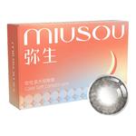 MIUSOU 弥生美瞳半年抛2片小鹿棕女彩色隐形近视眼镜2021官方正品