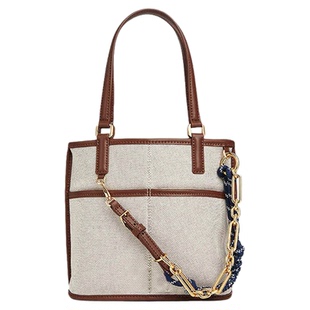 斜挎包绳结链条包包日常通勤水桶包女包单肩包通勤包手提包托特包