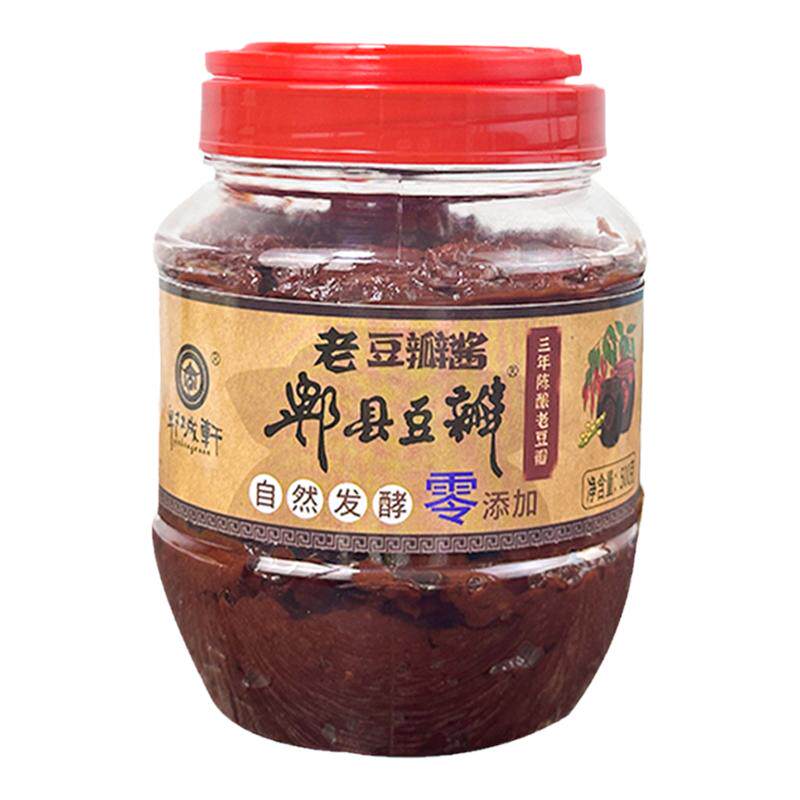 三年发酵黑豆瓣酱零添加更香更纯