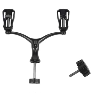 渔轮双头摇把平衡杆通用手柄纺车轮鱼线轮摇臂改装全金属配件渔具