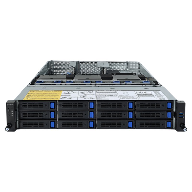 技嘉R282-Z93双路服务器秒戴尔R7525支持AMD 7K62/7B13图形渲染