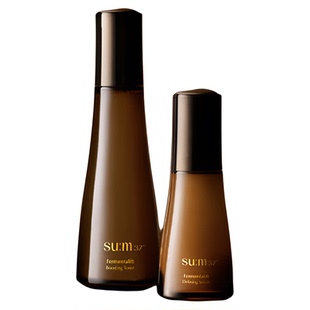 韩国sum37苏秘新款黑茶澎弹套盒弹力水乳护肤品套装保湿舒缓紧致
