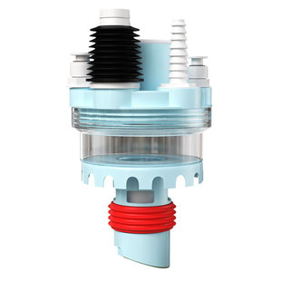 潜水艇洗衣机下水管地漏接头三通二合一下水管三头通防臭防溢水