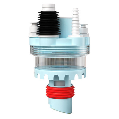 潜水艇洗衣机下水管地漏接头三通二合一下水管三头通防臭防溢水