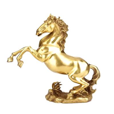 铜马摆件马到成功全铜生肖马跃马