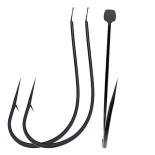 日本进口丸世鱼钩有刺平打上黑细条钩散装鲫鱼钩海钓正品鱼钩歪嘴