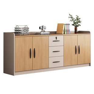 文件柜矮柜会议室茶水柜办公室办公柜子打印机柜隔断柜带锁储物柜