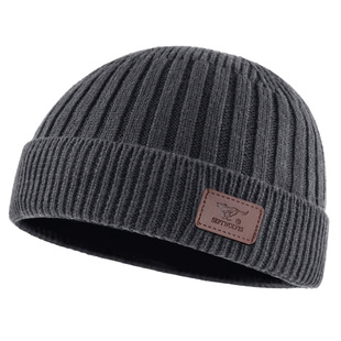 七匹狼瓜皮帽男雅痞帽羊毛针织毛线帽秋冬季帽子防风骑行帽冷帽