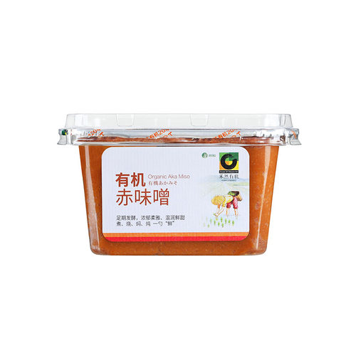 欣和禾然有机赤味噌300g恒温自然发酵米香日式味噌酱家用盒装调味