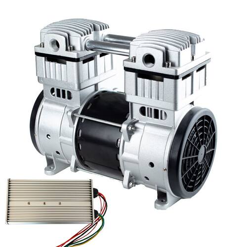 锦穗科技24V48V1500W车载直流压缩机无油微型气泵小型空压机变频