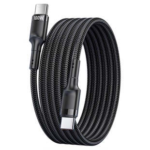 能适双typec数据线PD100W充电线适用华为小米vivo苹果16/15手机平板ipad笔记本超级快充双C接口加长车载短线