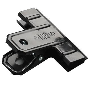 黑色铁夹固定小夹子文具夹子复古大夹子强力特大号多功能票夹不锈钢文件夹书夹长尾夹燕尾夹财务票夹子票据