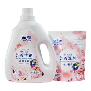 300克*3袋香氛洗衣液奇幻花香深层洁净去渍家庭袋装衣物清洁剂2KG