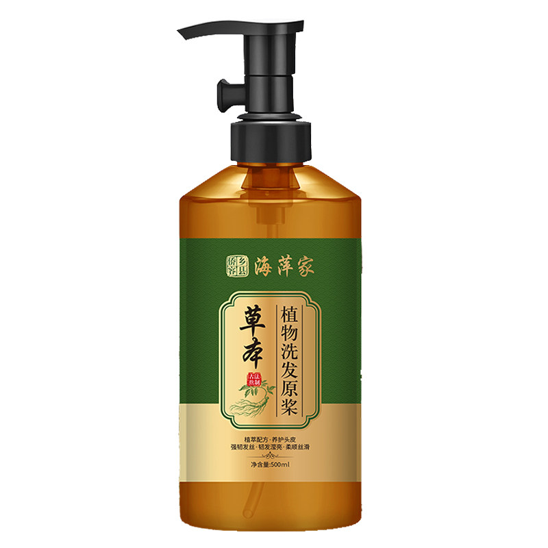 草本茶麸生姜控油去屑洗发水