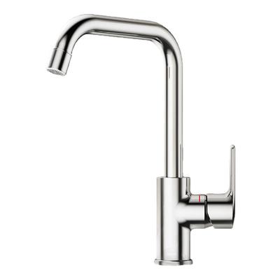 九牧轻奢枪灰冷热厨房龙头