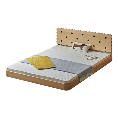 金多喜实木蒙氏儿童地台床榉木榻榻米拼接儿童床卧室小户型落地床