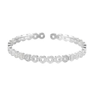 中国白银臻汇银纯银碎碎冰冰手镯足银999五帝钱镯子轻奢生日礼物